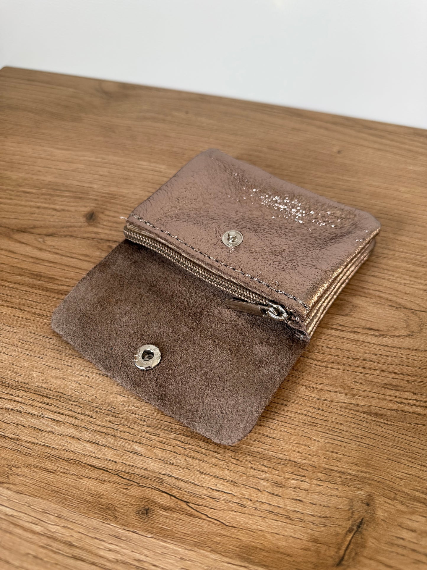 Petit porte monnaie taupe