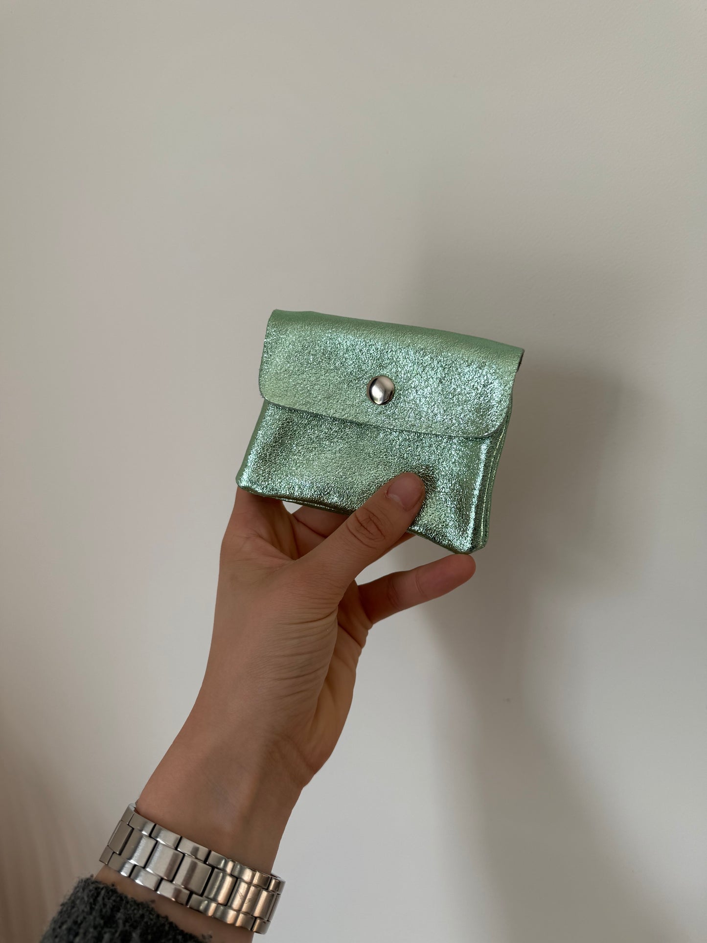 Petit porte monnaie bleu/vert