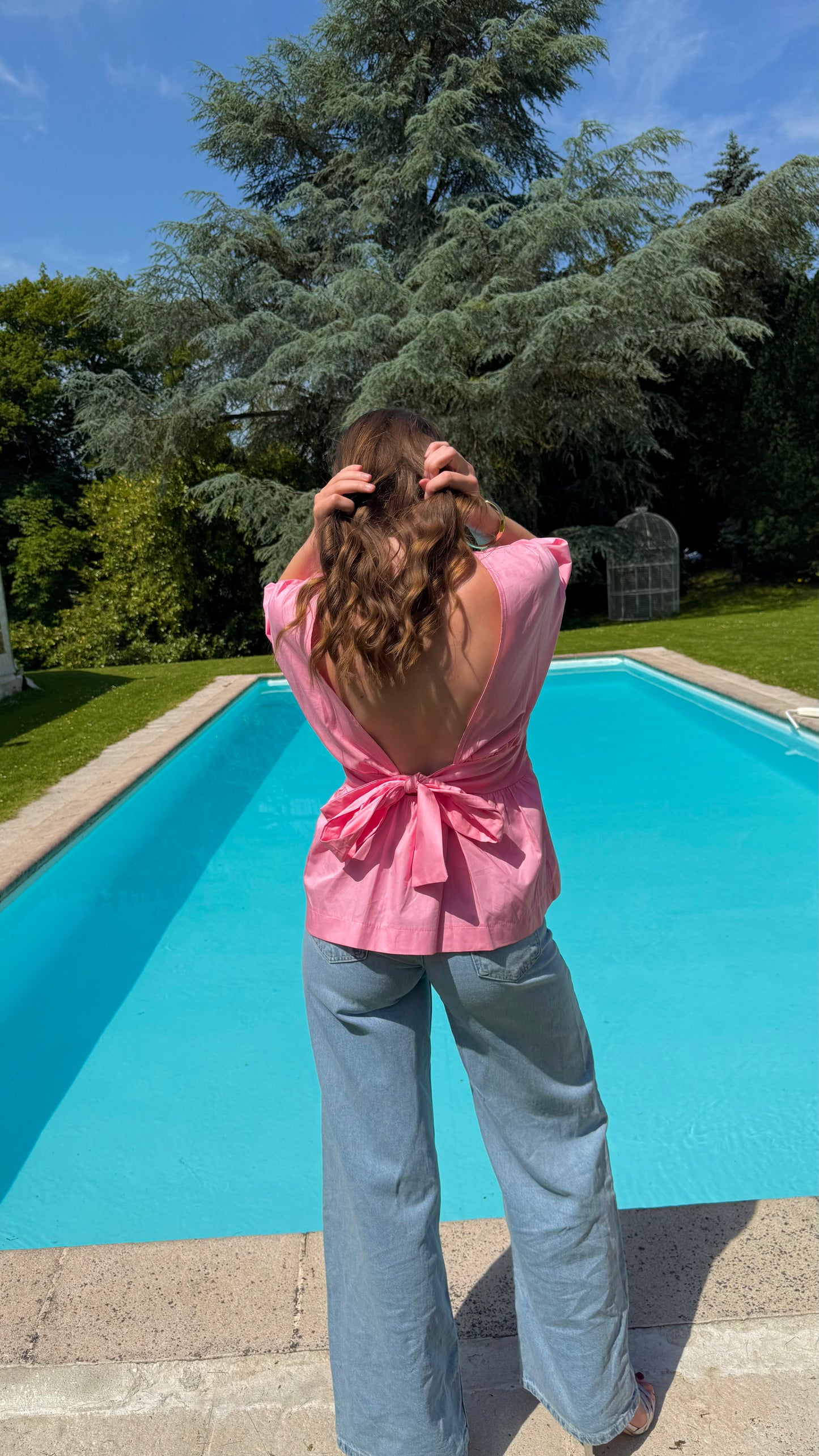 Blouse rose