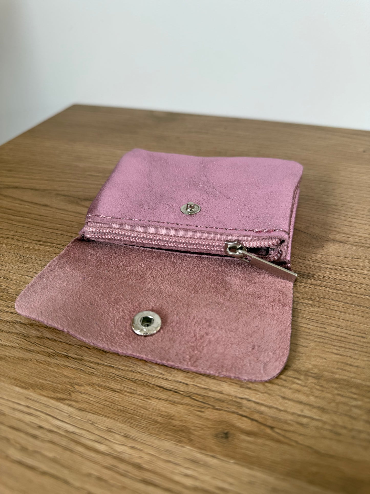 Petit porte monnaie rose clair