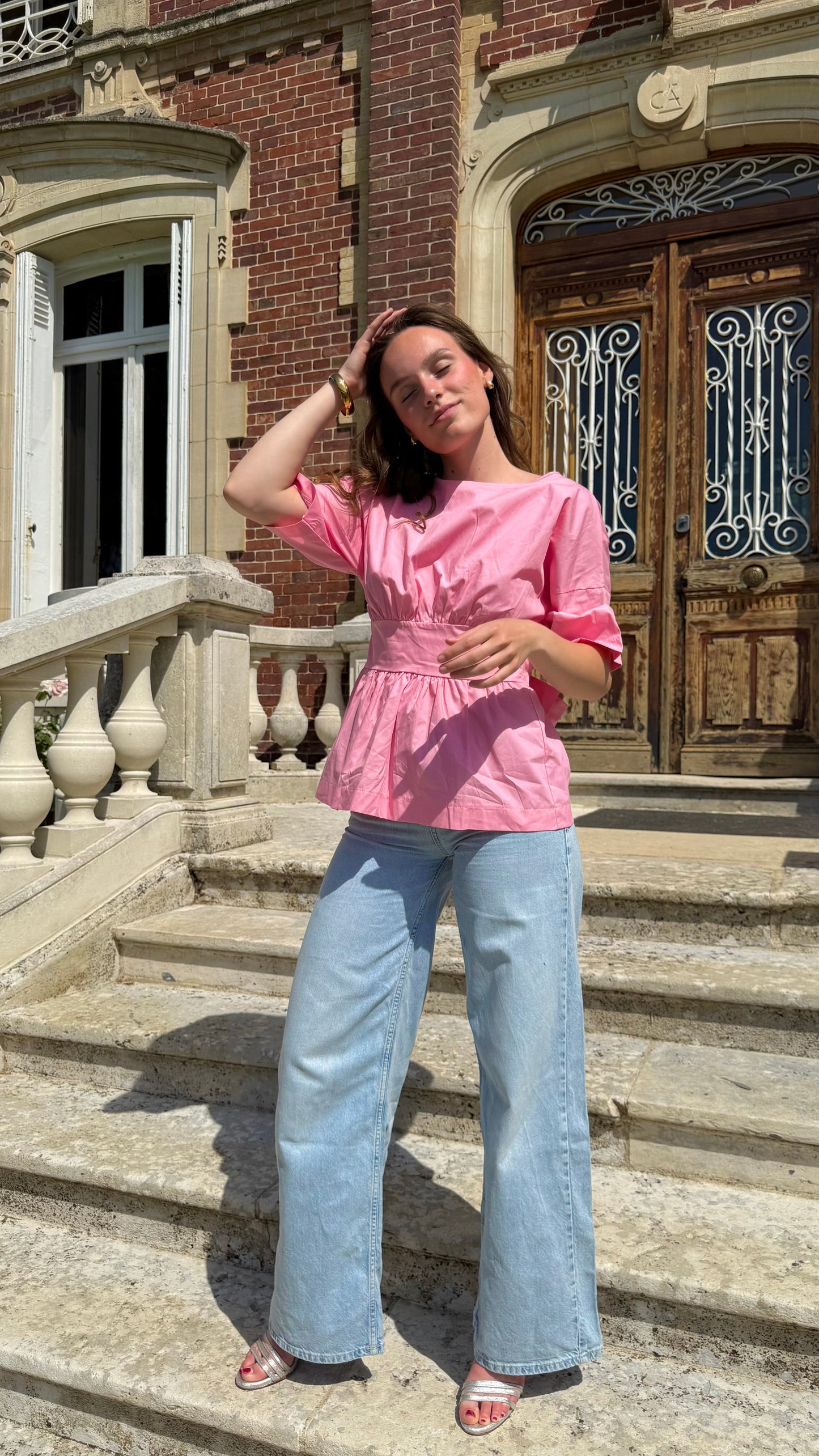 Blouse rose