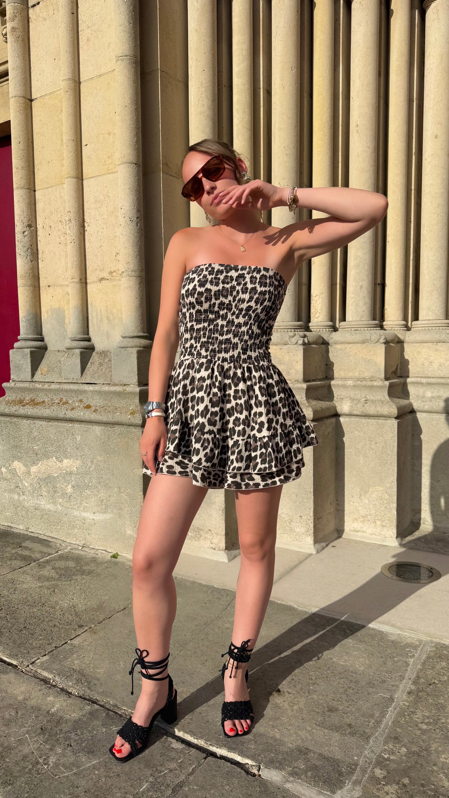 Jupe short bustier