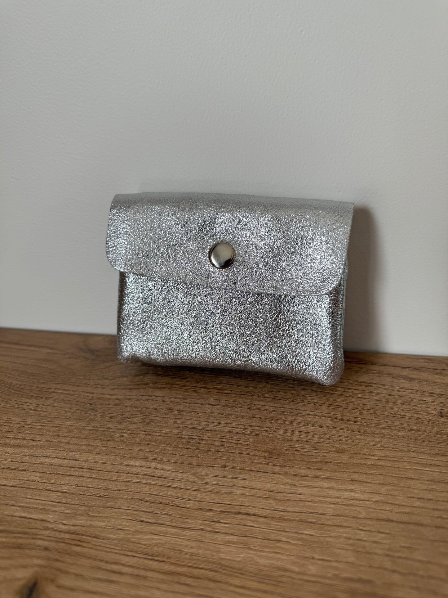 Petit porte monnaie argenté