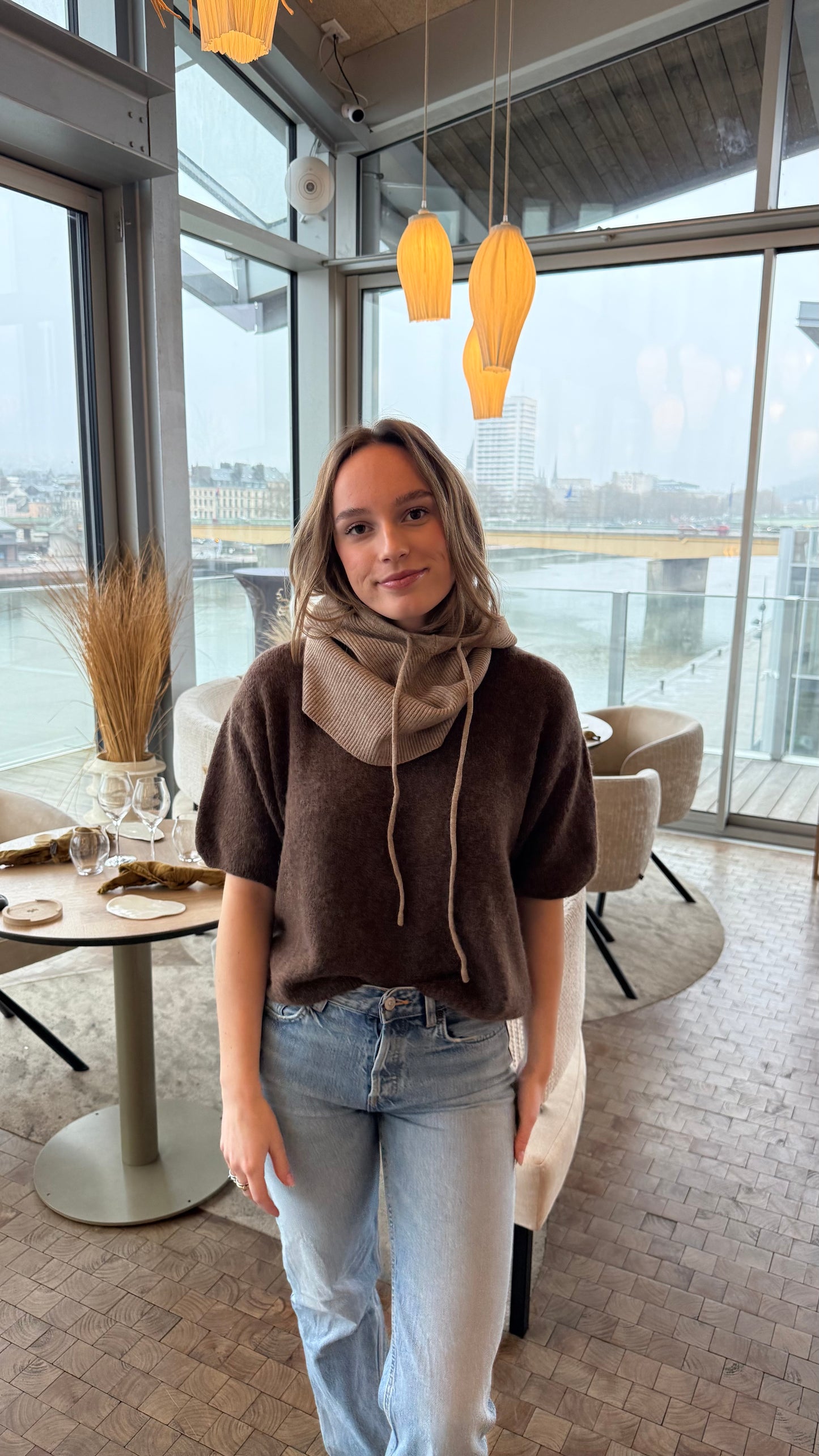 Cagoule taupe