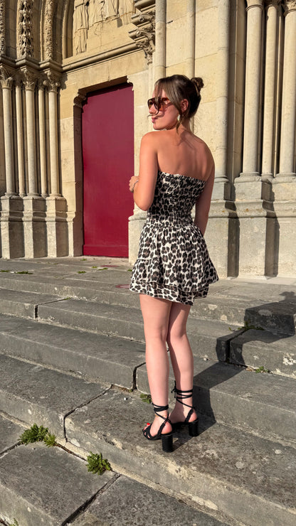 Jupe short bustier