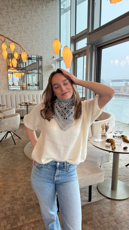Foulard gris