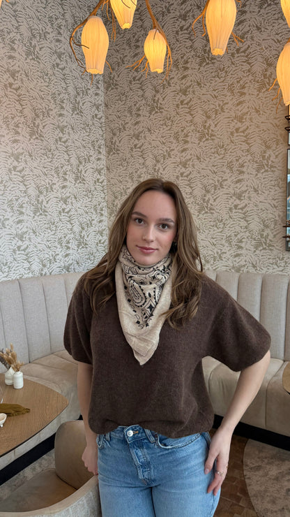 Foulard beige