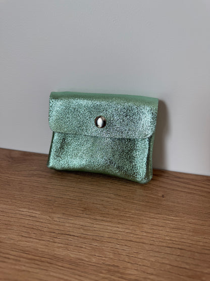 Petit porte monnaie bleu/vert