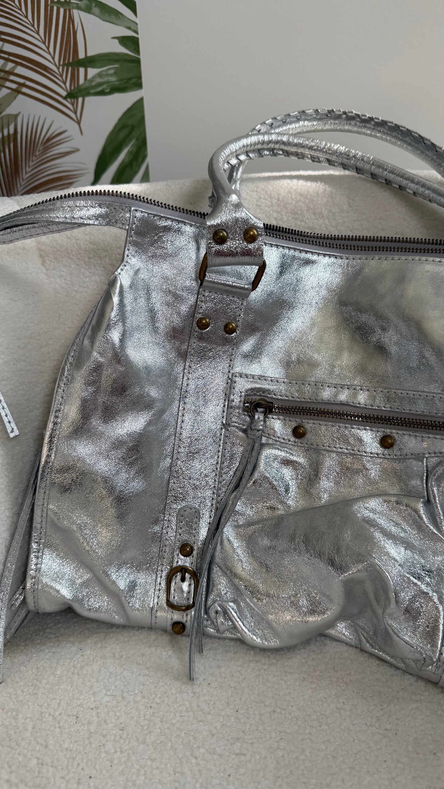 Sac Mila argenté