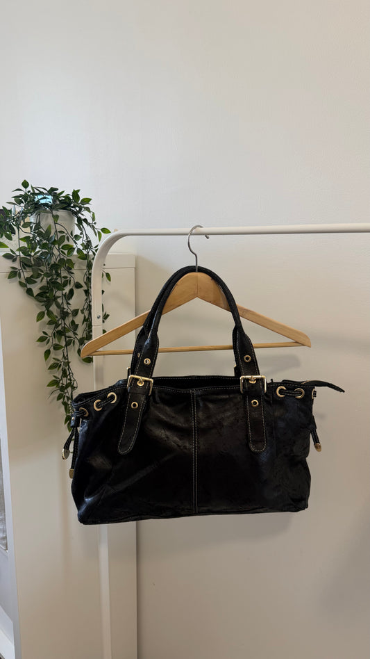 Sac Ava noir brossé