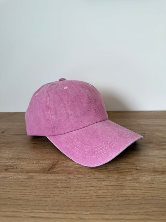 Casquette rose