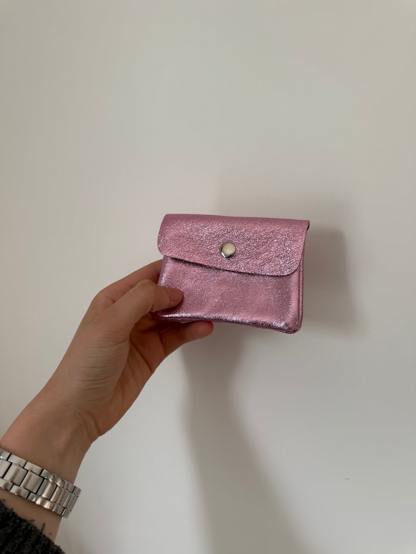 Petit porte monnaie rose clair