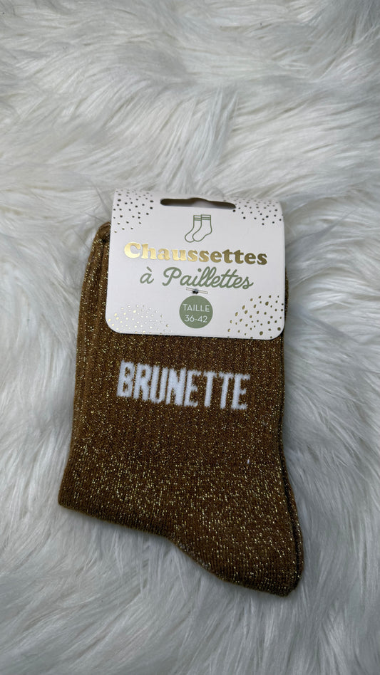 Chaussette « Brunette »
