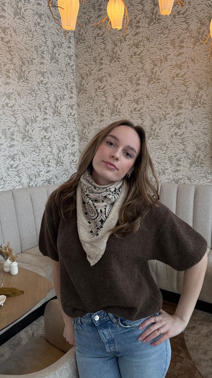 Foulard beige