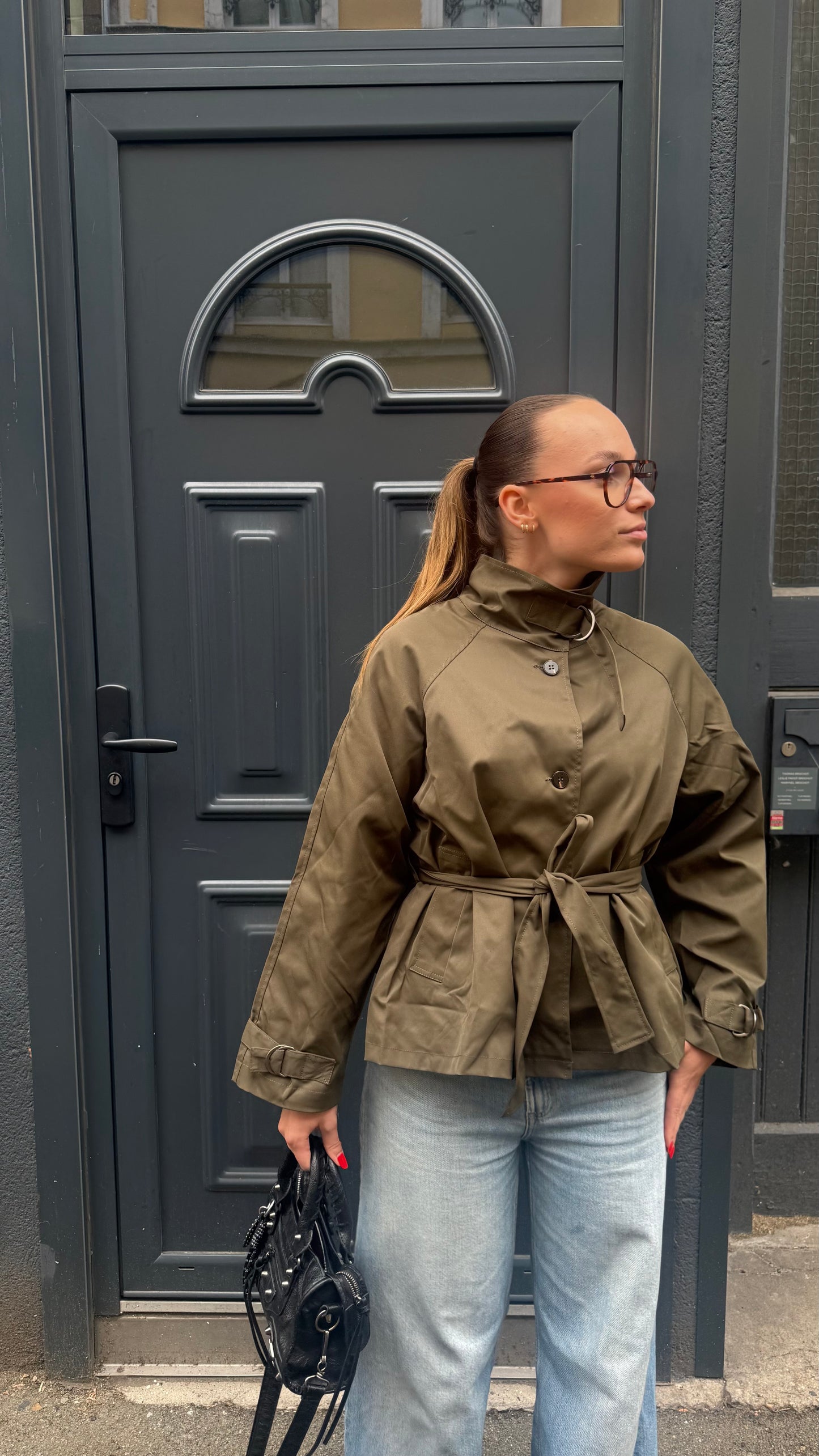 Trench kaki