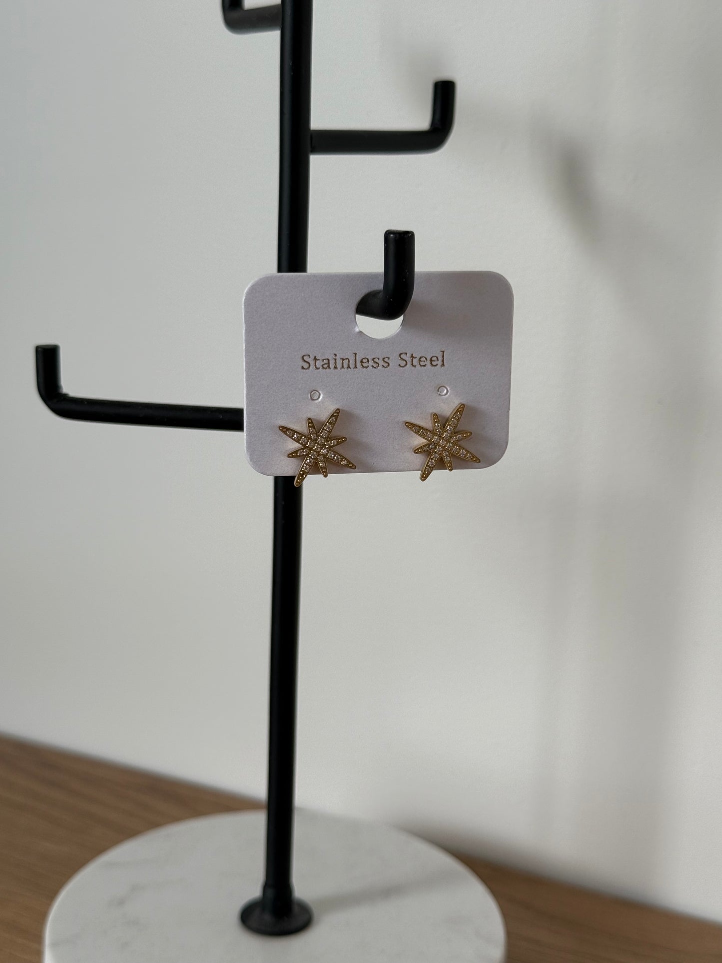Boucles d’oreilles « Neige »