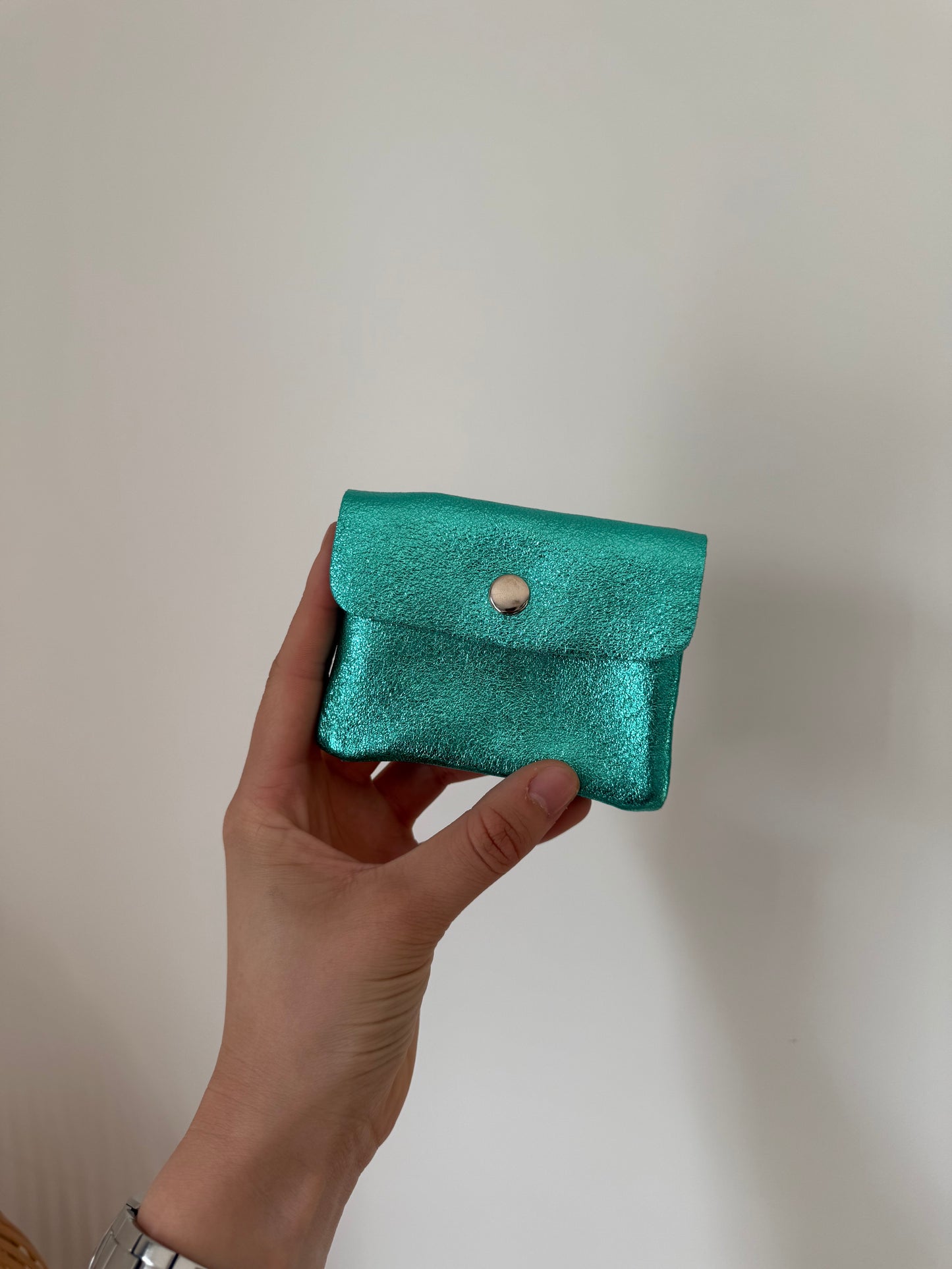 Porte monnaie bleu