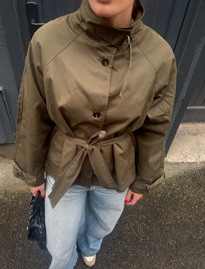 Trench kaki