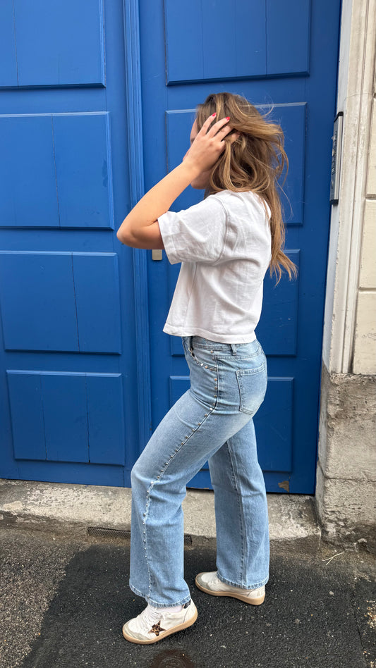 Jeans à clous