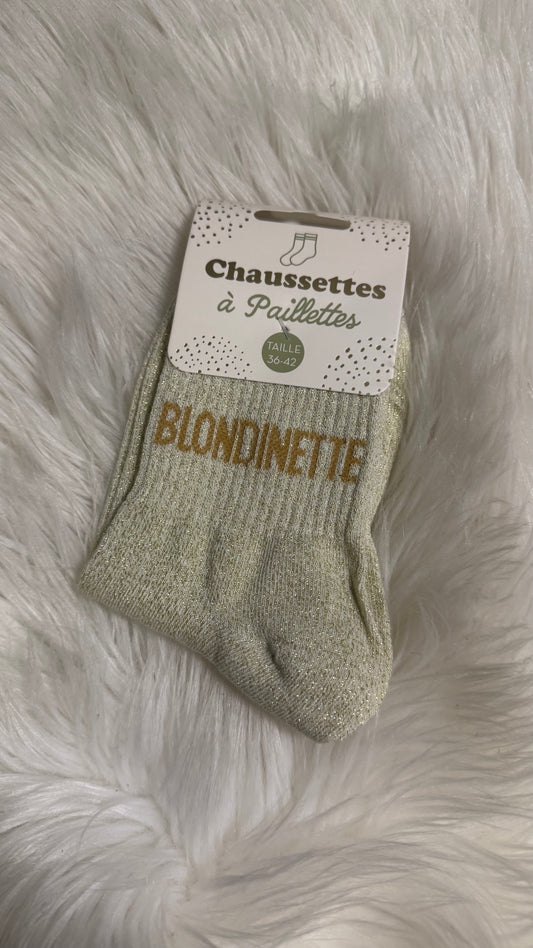 Chaussette « Blondinette »