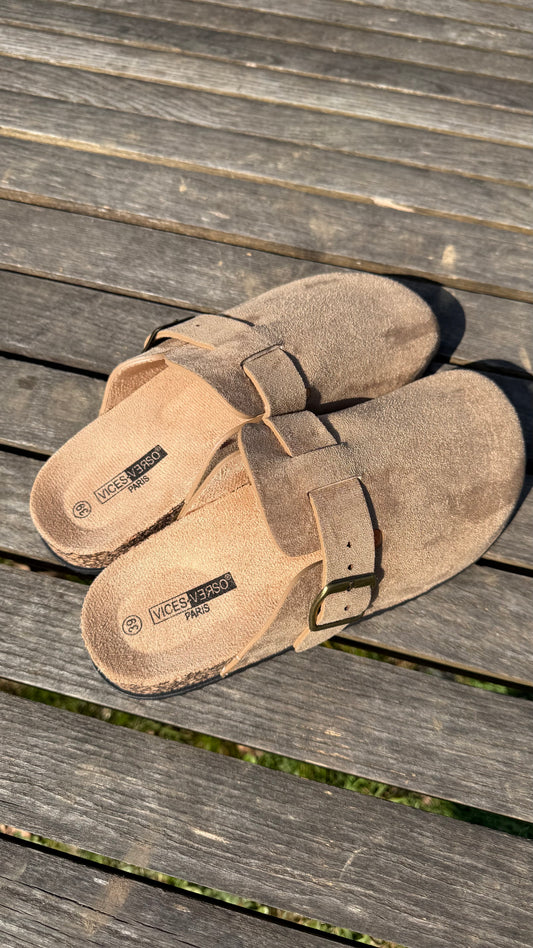 Mules beige