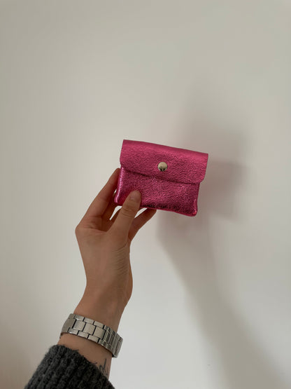 Petit porte monnaie rose