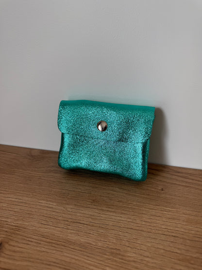 Porte monnaie bleu