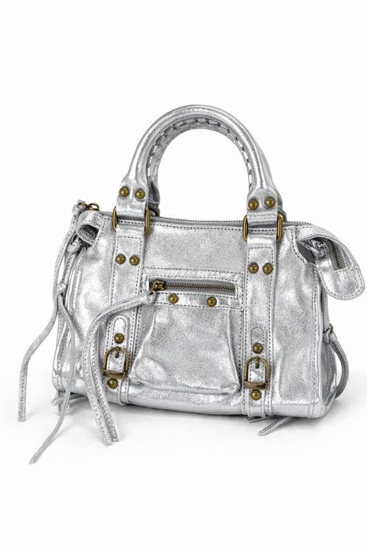 Sac à main Clara argenté